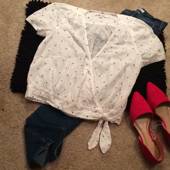 Madewell Tops - Madewell beautiful short sleeve top size small